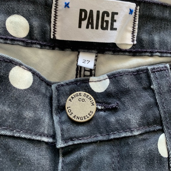 Paige Polka dot skinny jeans. Woman. Size 27. NWT. - Picture 3 of 5